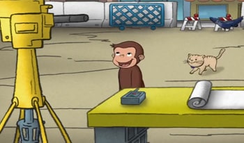انیمیشن میمون بازیگوش به نام جرج کنجکاو آموزش زبان انگلیسی کودکان