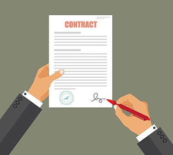لغات تجاری و صنعتی قرارداد قانونی legal contract